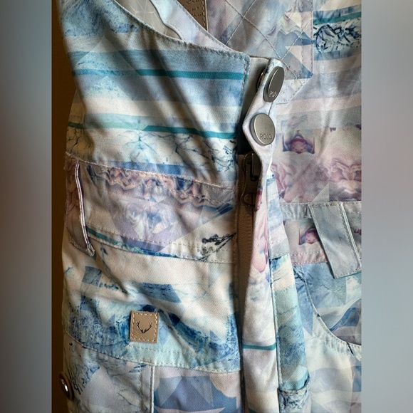 Rojo Snow Day Snowscape 15K Snowboard Bib Pants NWOT - Picture 10 of 11